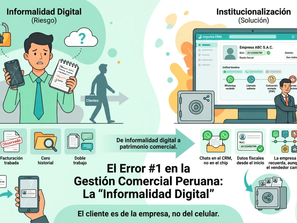 El Error #1 en la Gestión Comercial Peruana: La "Informalidad Digital"