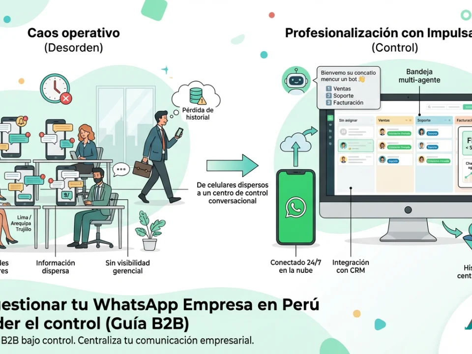 Cómo gestionar tu WhatsApp Empresa en Perú sin perder el control